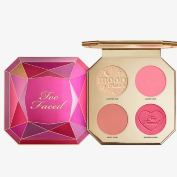 Too faced Jewel Crush blush & highlighter Palette Limited Edition collection NEW - Picture 1 of 5